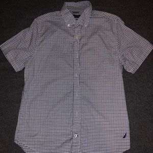 Nautica Short Sleeve Button Down Dress Shirt